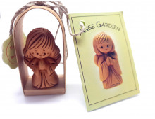 ANGE EN TERRE CUITE FAIT MAIN