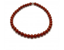 JASPE ROUGE 4 MM HEMATITE