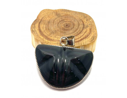 OBSIDIENNE OEIL CELESTE PAPILLON