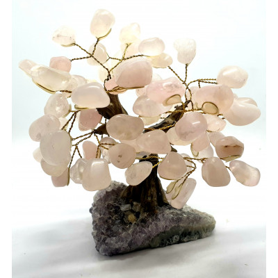 ARBRE DE VIE QUARTZ ROSE