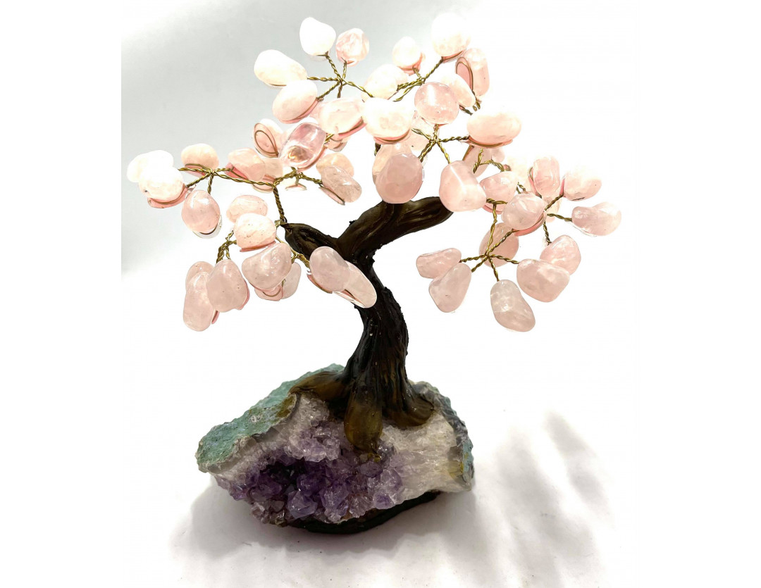 ARBRE DE VIE QUARTZ ROSE