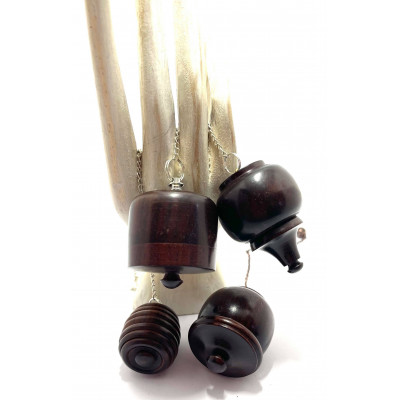 PENDULE BOIS AVEC TÉMOIN