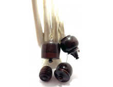 PENDULE BOIS AVEC TÉMOIN