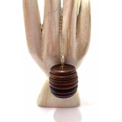 PENDULE BOIS AVEC TÉMOIN