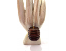 PENDULE BOIS AVEC TÉMOIN