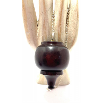 PENDULE BOIS AVEC TÉMOIN