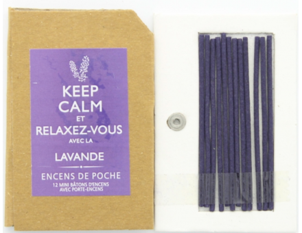 ENCENS DE POCHE - RELAXEZ VOUS AVEC LA LAVANDE