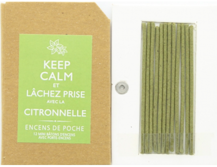 ENCENS DE POCHE - LACHEZ PRISE AVEC LA CITRONELLE