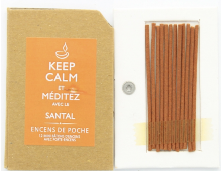 ENCENS DE POCHE - MÉDITEZ AVEC LE SANTAL