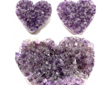 COEUR AMETHYSTE DRUSE GM