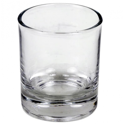 VERRE POUR BOUGIE VOTIVE OU CHAUFFE PLAT