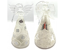 ANGE EN VERRE ROBE LUMINEUSE