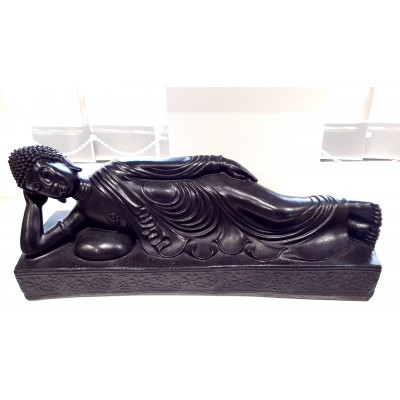 BOUDDHA NOIR ALLONGE