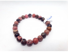 RHODONITE 8MM - BRACELET LITHOTHÉRAPIE