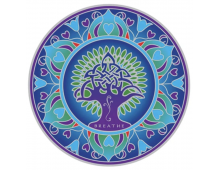 AUTOCOLLANT MANDALA DE LA TERRE