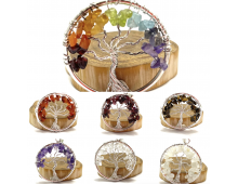 ARBRE DE VIE ET 7 CHAKRAS METAL