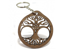 PORTE CLÉ BOIS - 5,5 CM