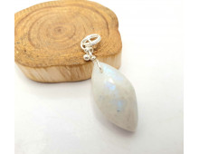 PÉRISTÉRITE SERTI - LABRADORITE BLANCHE