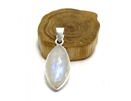 PÉRISTÉRITE SERTI - LABRADORITE BLANCHE