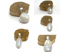 PÉRISTÉRITE SERTI - LABRADORITE BLANCHE