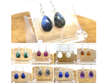 BOUCLE D'OREILLE SERTI