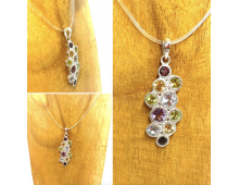 PENDENTIF MULTI-PIERRE