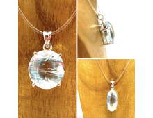 PENDENTIF TOPAZE BLEU EXTRA