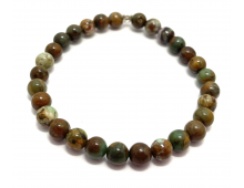 OPALE VERTE ET MARRON D'AFRIQUE (JASPE)