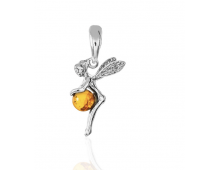 FÉE  CLOCHETTE - AMBRE  & ARGENT