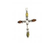 GRANDE CROIX - AMBRE & ARGENT