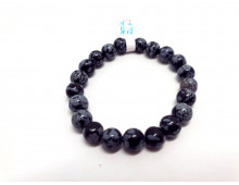 OBSIDIENNE NEIGE 8 MM