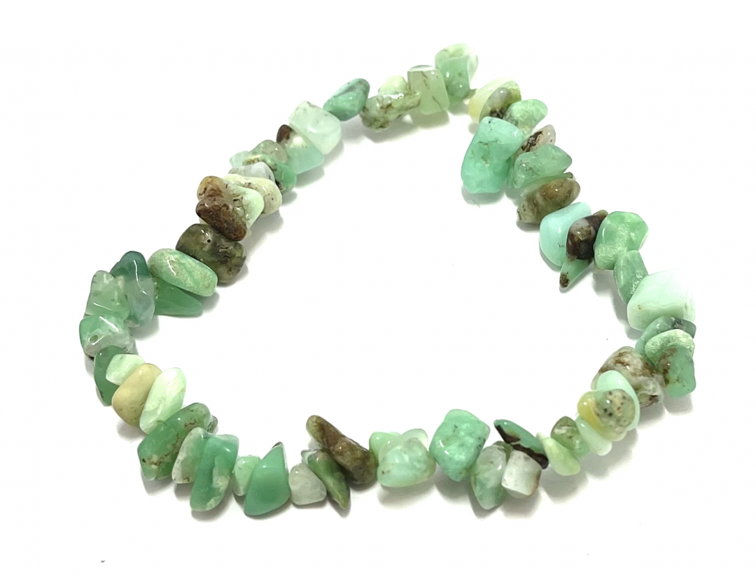 CHRYSOPRASE 2MM TAILLE L 17.5 cm