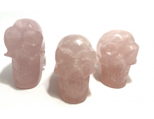 CRÂNE DE CRISTAL QUARTZ ROSE