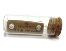 CLOU D'OREILLE - OEIL DE STE LUCIE & ACIER