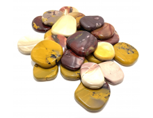 GRAND GALET PLAT JASPE MOKAITE