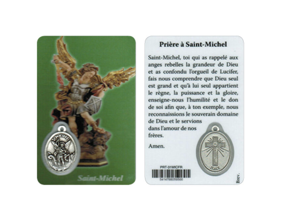 CARTE MEDAILLE ST MICHEL