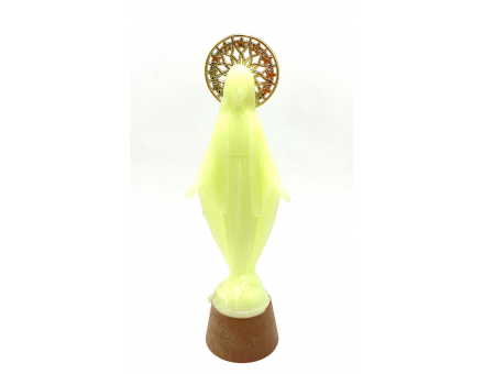 STATUE FLUORESCENTE VIERGE MIRACULEUSE