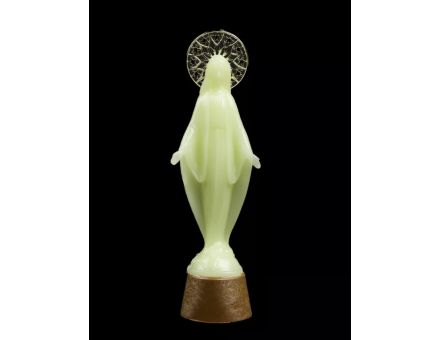 STATUE FLUORESCENTE VIERGE MIRACULEUSE