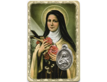 CARTE MÉDAILLE STE THÉRÈSE