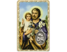 CARTE MÉDAILLE ST JOSEPH