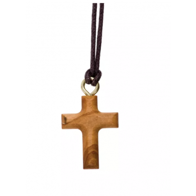 CROIX EN BOIS D'OLIVIER 2 CM