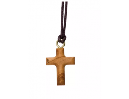 CROIX EN BOIS D'OLIVIER 2 CM