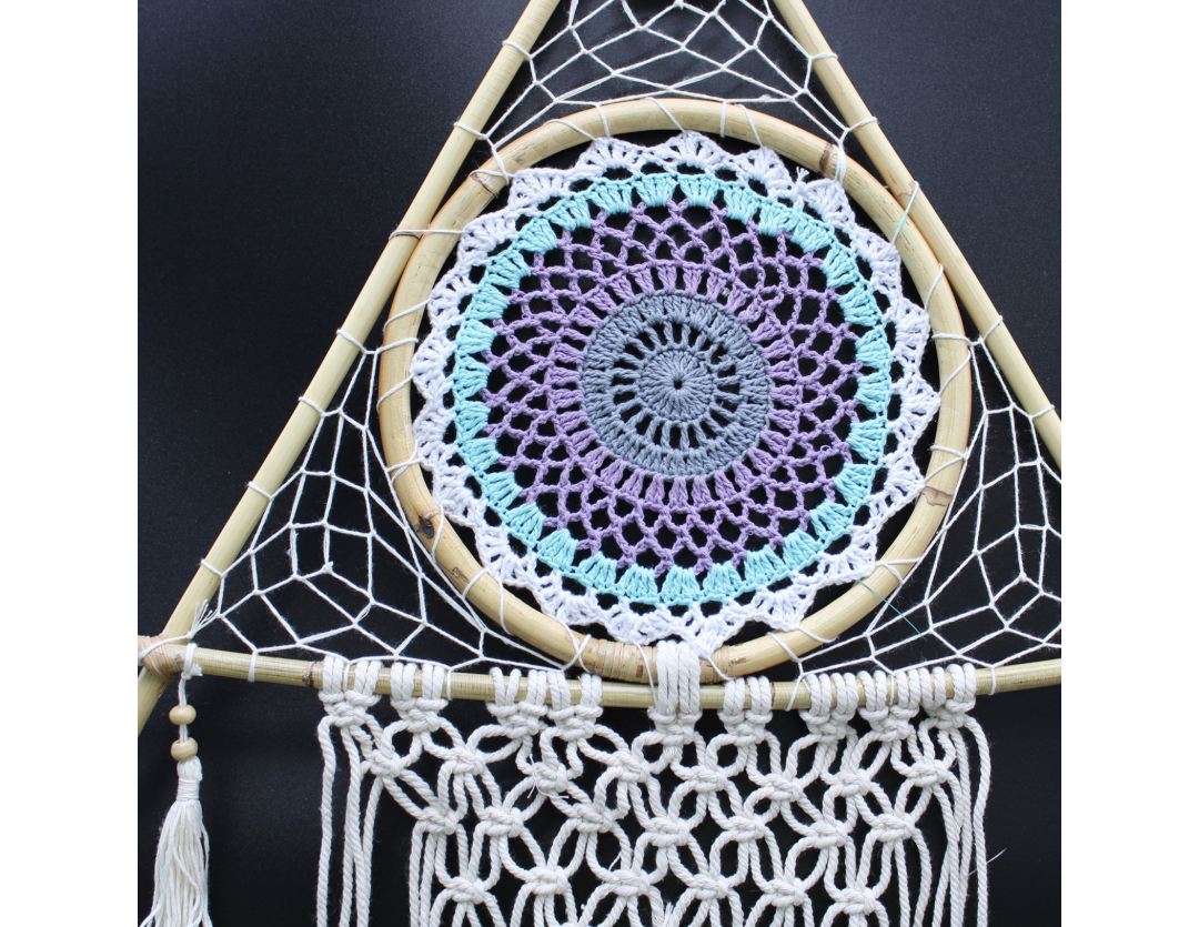 Lola - Attrape-rêve en macramé - Macramé passion