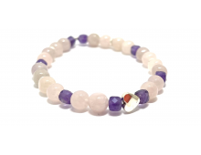 BRACELET  MORAGNITE & AMÉTHYSTE