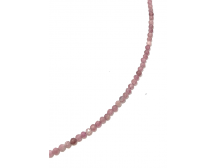 COLLIER CRÉATION 2MM TOURMALINE ROSE