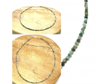 COLLIER CRÉATION 2MM TURQUOISE AFRICAINE