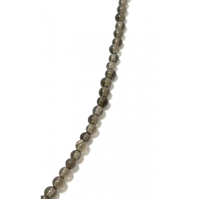 COLLIER CRÉATION 2MM QUARTZ FUMÉ