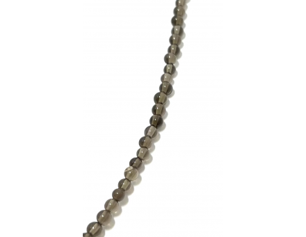 COLLIER CRÉATION 2MM QUARTZ FUMÉ