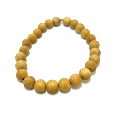 BRACELET EN BOIS DE THUYA (ARBOVITAE) 8 MM