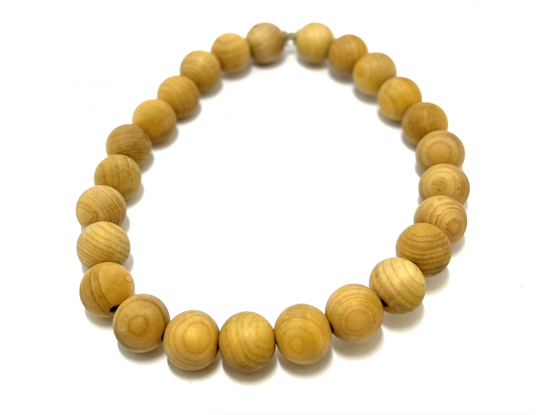 BRACELET EN BOIS DE THUYA (ARBOVITAE) 8 MM